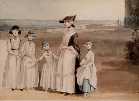 Daughters of the Earl Waldegrave from Paul Sandby