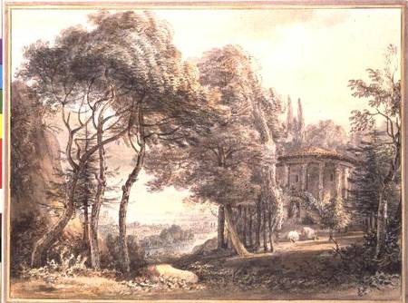 The Round Temple from Paul Sandby