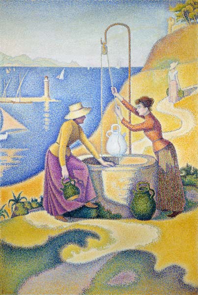 P.Signac, Frauen am Brunnen from Paul Signac