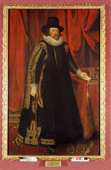 Sir Francis Bacon (1561-1626) Viscount of St. Albans from Paul van Somer