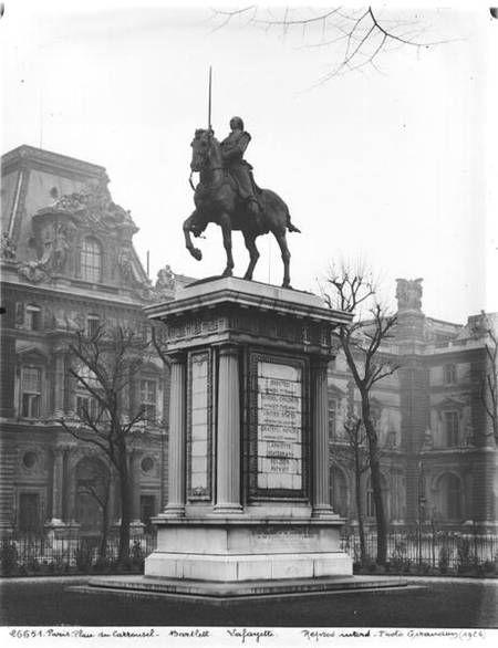 Monument dedicated to General Lafayette (1757-1834) 1899-1907 from Paul Wayland Bartlett