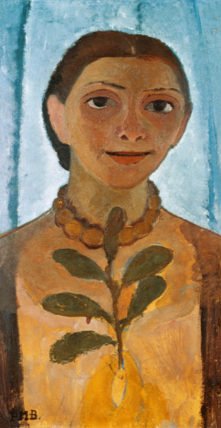 Die Malerin mit Kamelienzweig from Paula Modersohn-Becker
