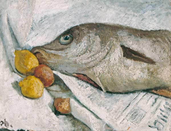 Stillleben mit Fisch from Paula Modersohn-Becker