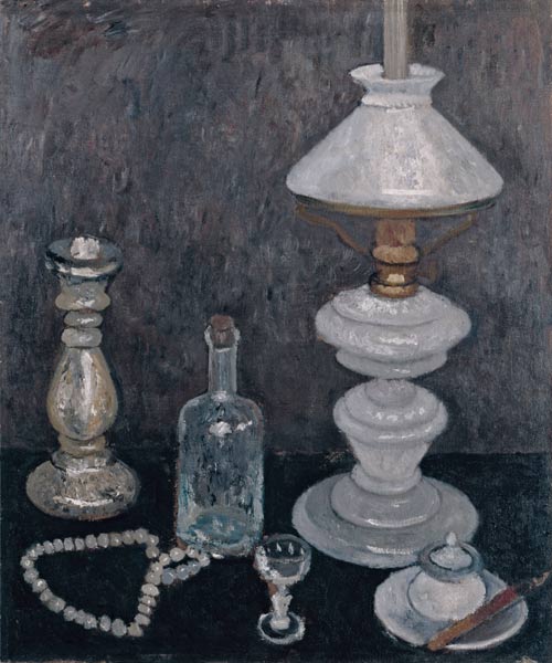 Stillleben mit weißer Lampe from Paula Modersohn-Becker