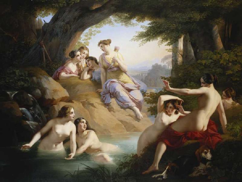 Diana und Nymphen beim Bade from Paul Emil Jacobs