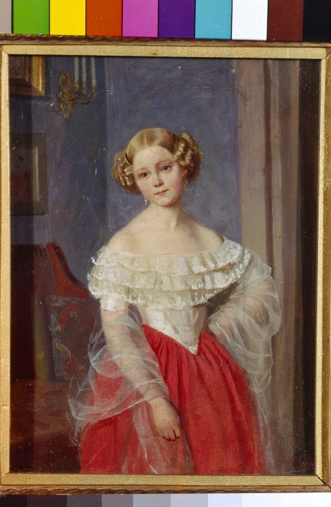 Portrait of Olga Demontcal from Pawel Andrejewitsch Fedotow