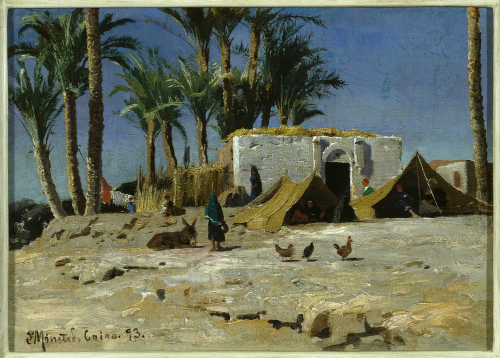 Bedouin Camp in Cairo from Peder Moensted