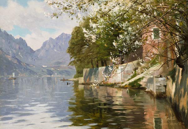 Spring Day on Lake Lugano from Peder Moensted