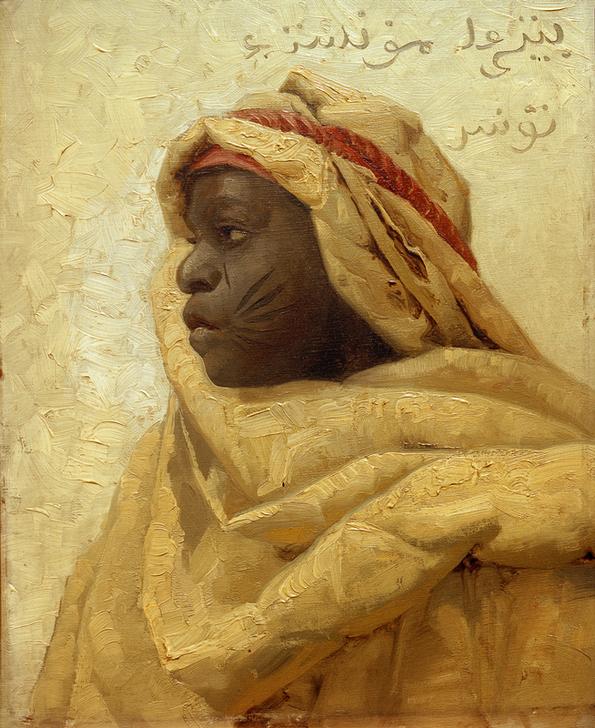 Portrait of a Nubian Man from Peder Moensted