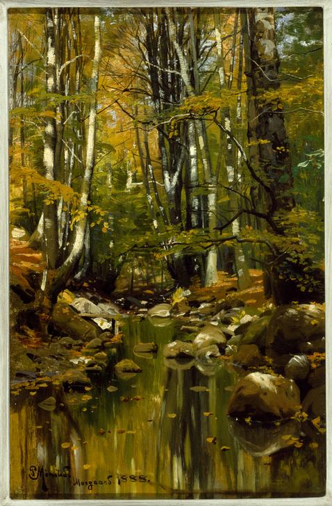 Forest Stream in Late Summer from Peder Moensted