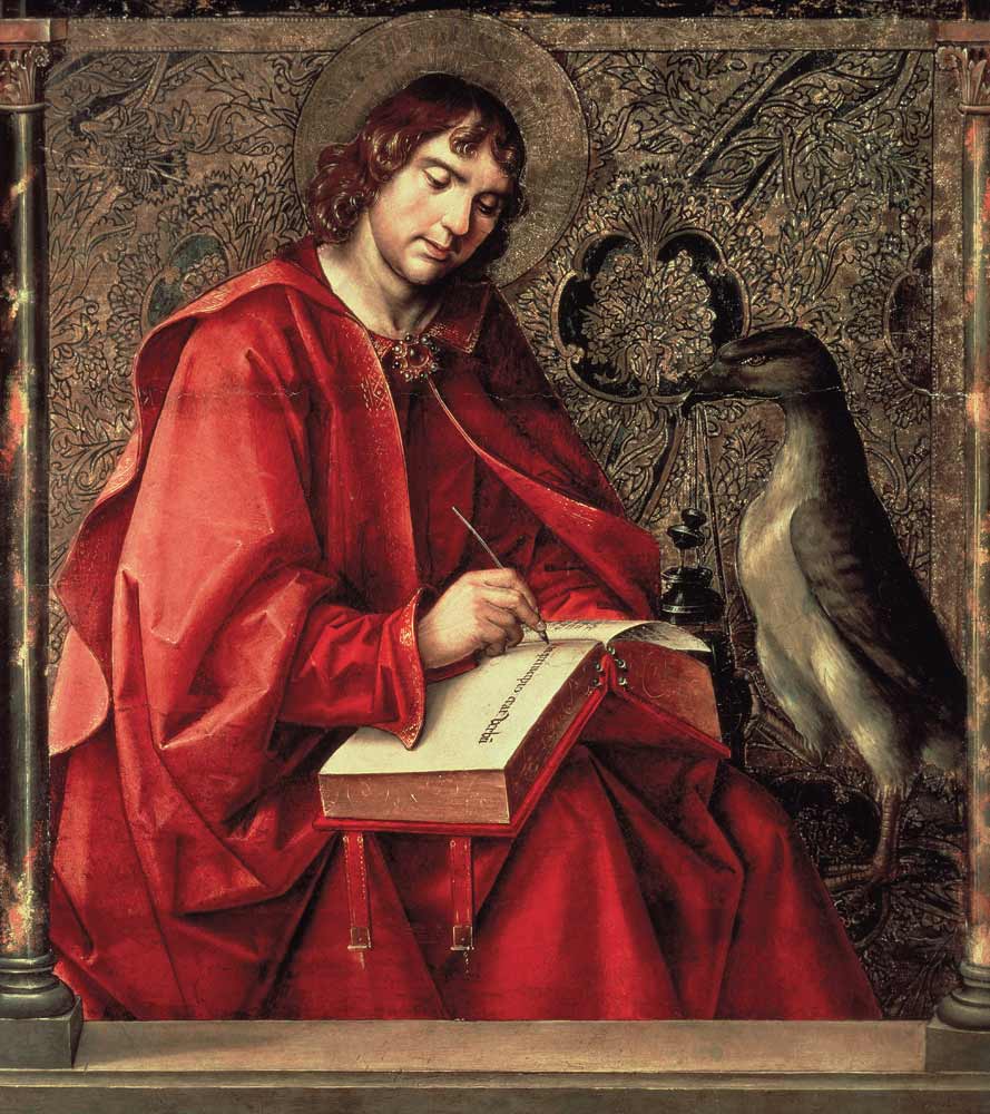St. John the Evangelist, from the St. Thomas altarpiece from Pedro Berruguete