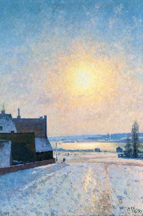 Sun and Snow, Scene from Stockholm