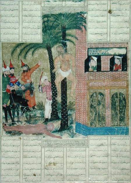  Page from the 'Demotte' manuscript of the 'Shahnama' (Book of Kings) from Persian School