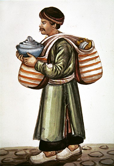 The ceramic merchant from Persian School