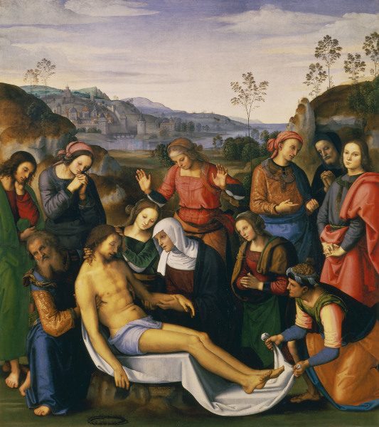 Lamentation of Christ / Perugino from Perugino (eigentl. Pierto di Cristoforo Vanucci)