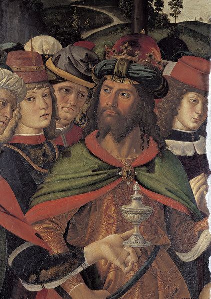Perugino / Adoration of the Kings, Det. from Perugino (eigentl. Pierto di Cristoforo Vanucci)