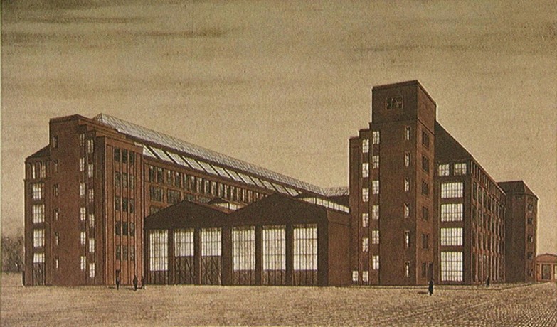 AEG High Tension Factory, Berlin from Peter Behrens