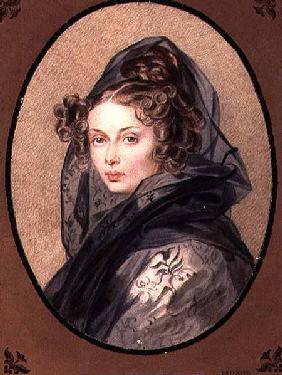 Portrait of Alexandra Grigorievna Muravyova (1804-32)