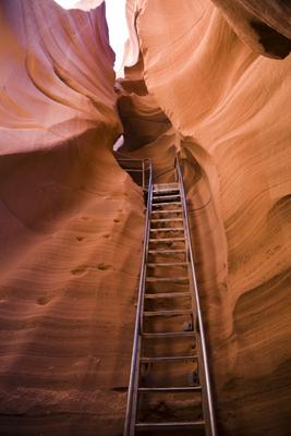 Leiter im Antelope Canyon Arizona USA from Peter Mautsch