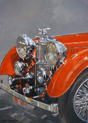 Red Sp.25 Alvis (oil on canvas) 