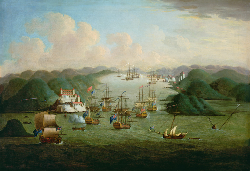 Capture of Porto Bello in 1739 from Peter Monamy