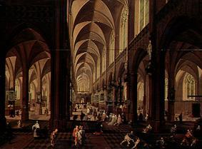 Das Innere der Kathedrale von Antwerpen (Staffage von Frans Francken III.) from Peter Neefs d.Ä.
