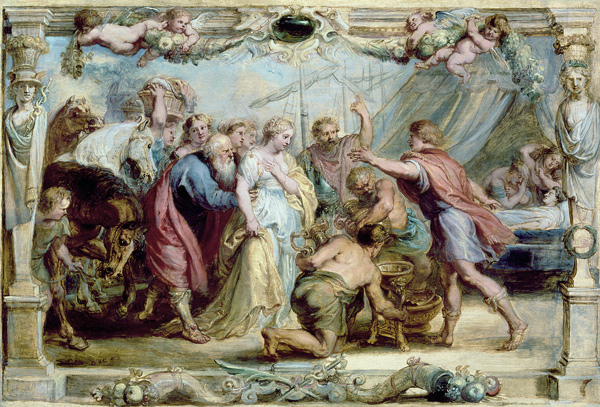 Briseis Given back to Achilles, 1630/1631 from Peter Paul Rubens