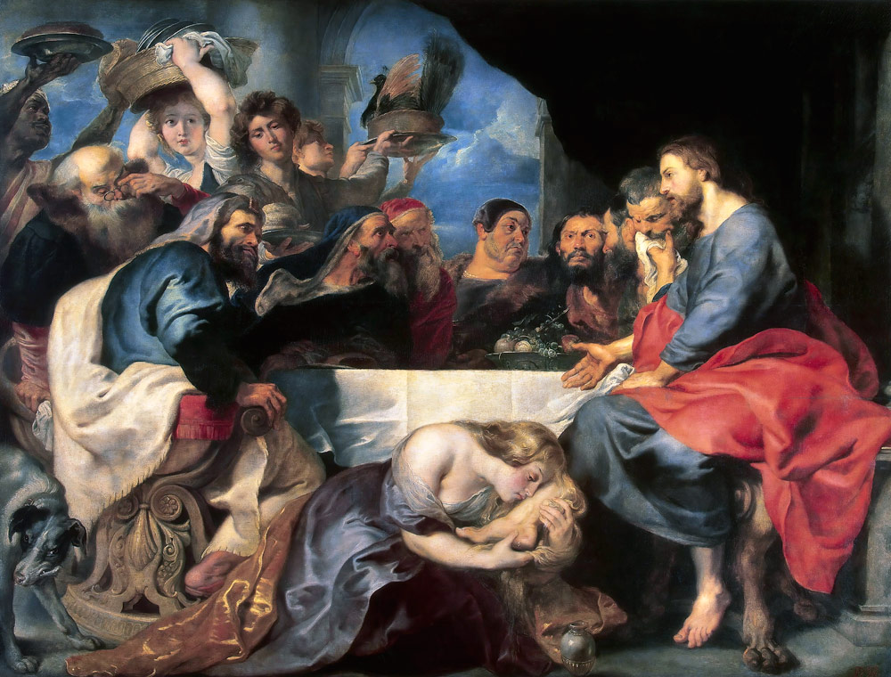 Feast in the House of Simon the Pharisee from Peter Paul Rubens