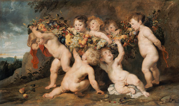 Der Früchtekranz. (Zusammen mit Frans Snyders) from Peter Paul Rubens