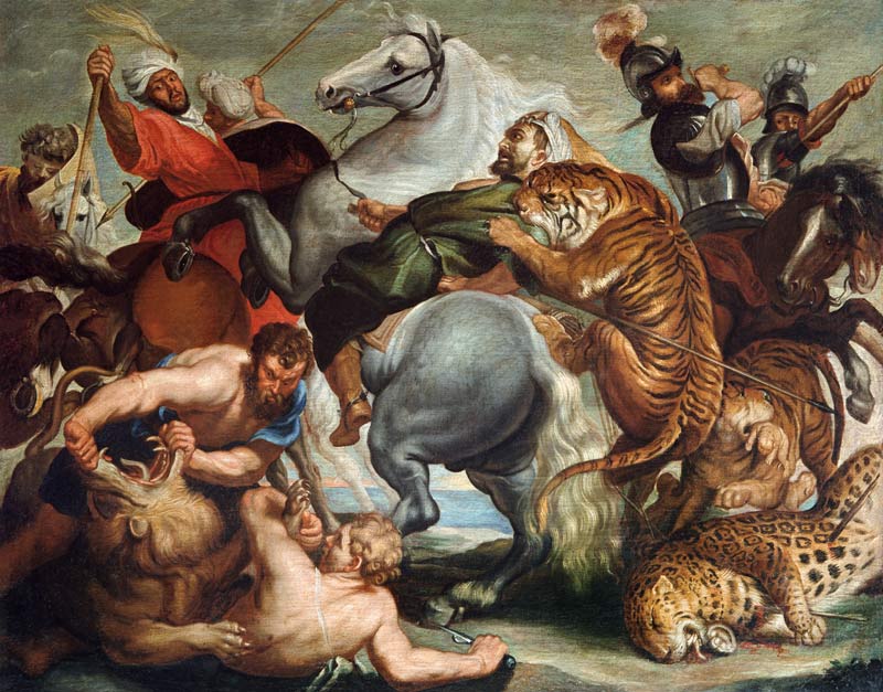 The Tiger and Lion Hunt from Peter Paul Rubens