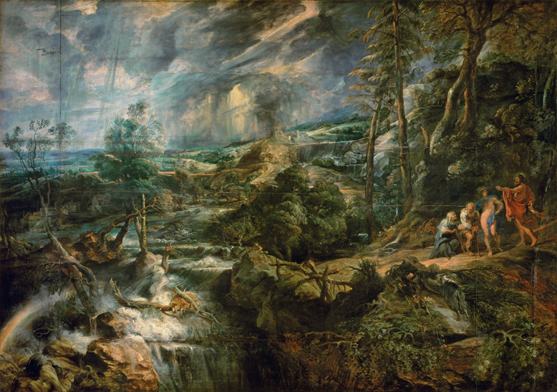 Landschaft mit Philemon und Baucis from Peter Paul Rubens