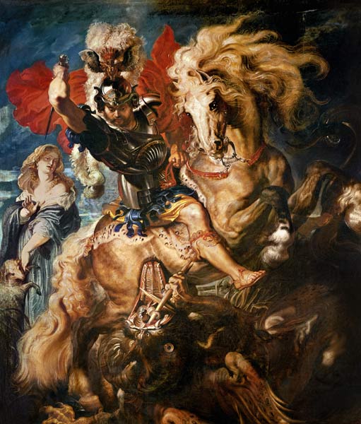 Der hl. Georg im Kampf mit dem Drachen from Peter Paul Rubens