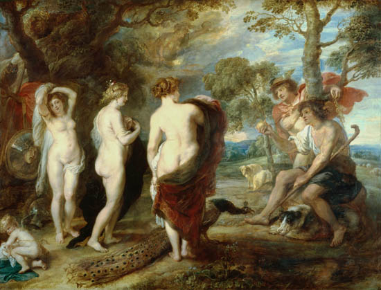 Urteil des Paris II from Peter Paul Rubens