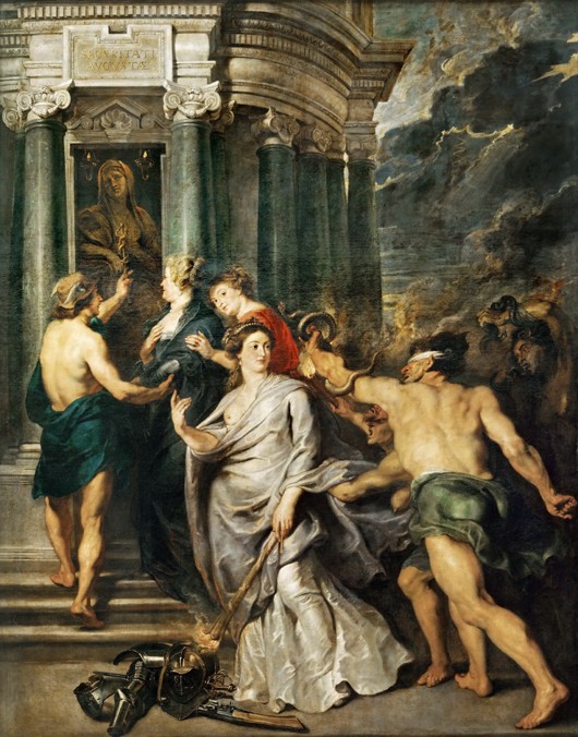 The conclusion of peace in Angers (The Marie de' Medici Cycle) from Peter Paul Rubens