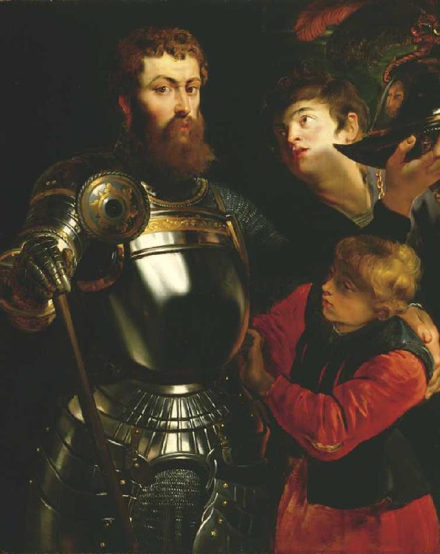 Dreiviertelbildnis eines Feldherrn in Rüstung. from Peter Paul Rubens
