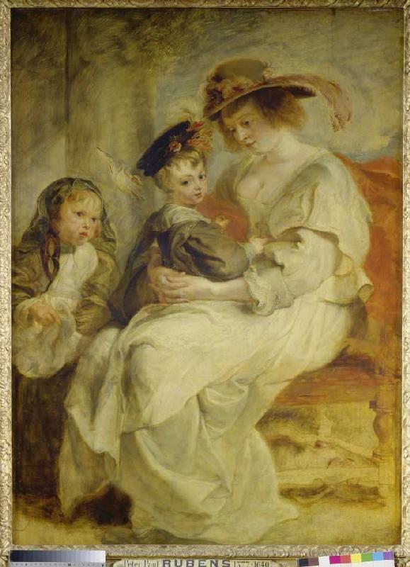 Helene Fourment und ihre Kinder from Peter Paul Rubens