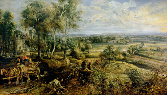 Herbstlandschaft mit Blick auf Het Steen from Peter Paul Rubens