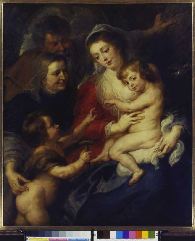 Die hl. Familie mit der hl. Elisabeth und dem Johannesknaben from Peter Paul Rubens