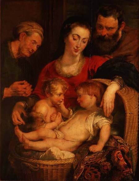 Holy Family of the Basket (panel) from Peter Paul Rubens