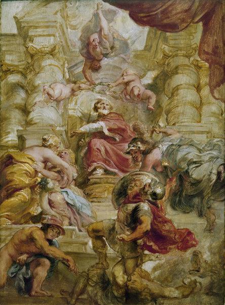 Jakob I. als Friedenskönig/ P.P. Rubens from Peter Paul Rubens