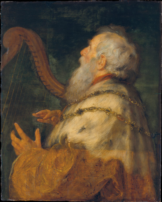 König David spielt die Harfe from Peter Paul Rubens