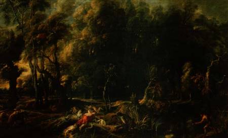 Landscape with the Hunt of the Calydonian Boar from Peter Paul Rubens