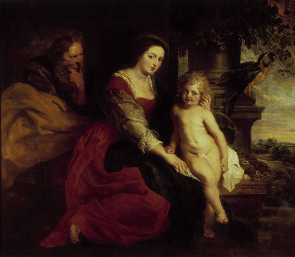 Madonna with the Parrot/ Rubens/ c.1614 from Peter Paul Rubens