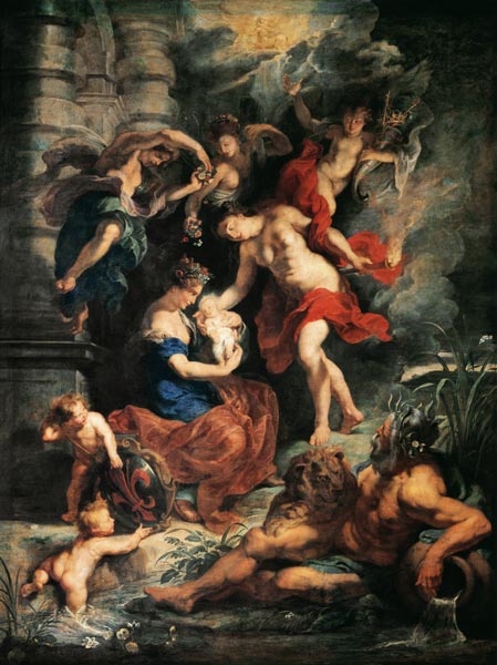 Medici-Zyklus: Die Geburt der Maria de'Medici. from Peter Paul Rubens