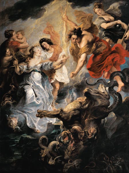 Medici-Zyklus: Die Versöhnung der Königin mit ihrem Sohn, 15.12.1621 from Peter Paul Rubens