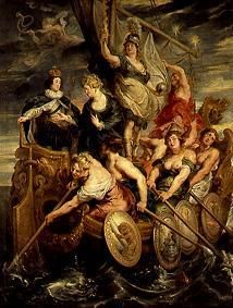 Medici-Zyklus: Die Volljährigkeit Ludwigs XIII., 20.10.1614 from Peter Paul Rubens