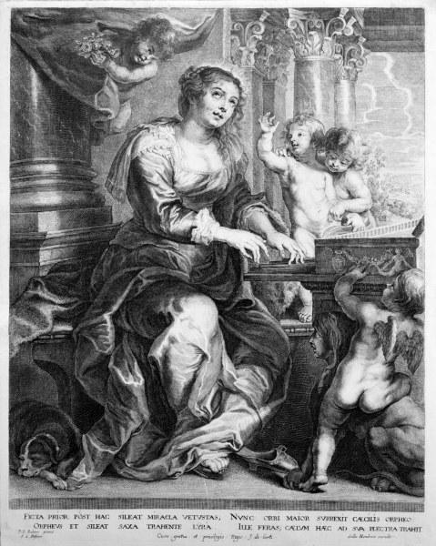 nach Peter Paul Rubens, Heilige Cäcilia from Peter Paul Rubens
