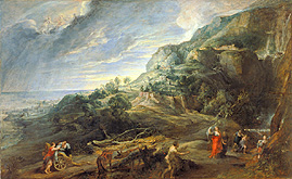 Odysseus auf der Insel Feaci. from Peter Paul Rubens