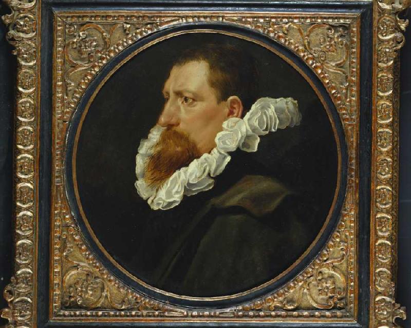 Portrait eines Herren mit weißer Halskrause and grauem Mantel. from Peter Paul Rubens