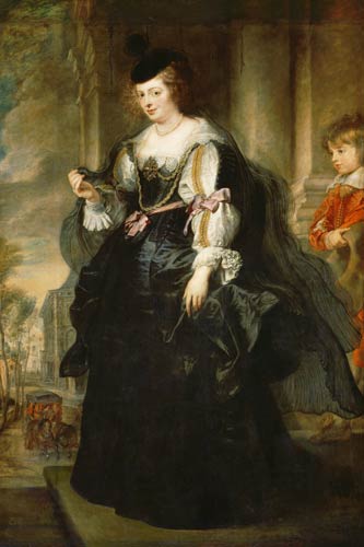 Bildnis der Helene Fourment, stehend. from Peter Paul Rubens